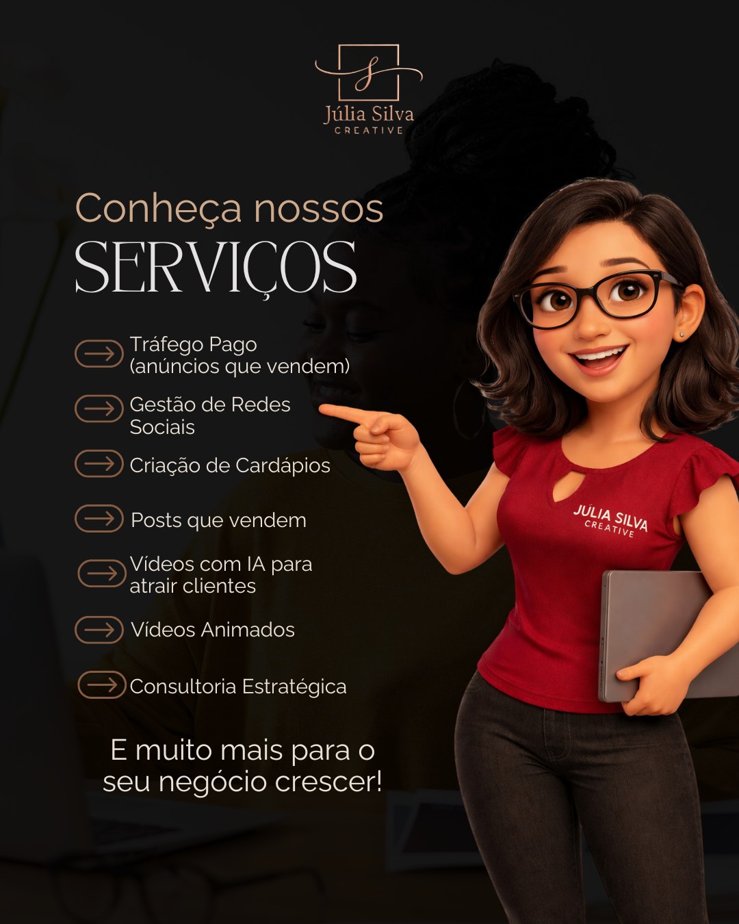 Post criado pela Júlia Silva Creative